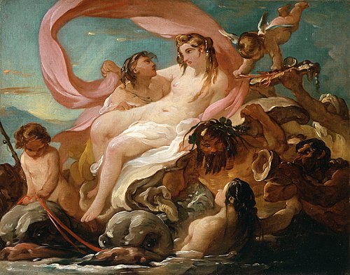 Venus Emerging from the Sea, 1754, Joseph-Marie Vien the younger
