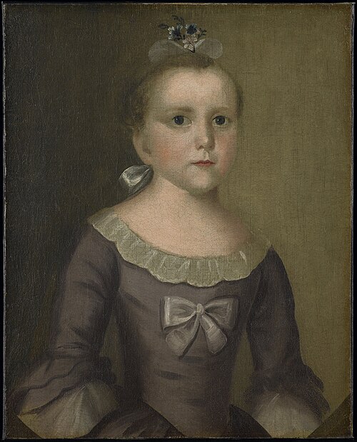 Portrait of Abigail Gowen (1759-1850), 1763, Joseph Badger