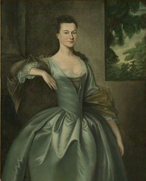 Mrs. Joseph Blaney (Abigail Browne)., 1757, Joseph Blackburn