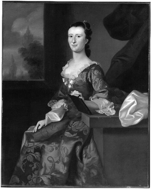 Mrs. Jonathan Simpson (Margaret Lechmere), 1758, Joseph Blackburn