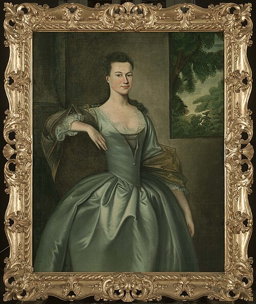 Mrs. Joseph Blaney (Abigail Browne), 1757, Joseph Blackburn