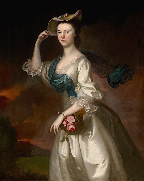 Portrait of Abigail Erving Scott, 1760, Joseph Blackburn