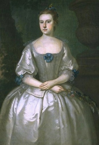 Portrait of Mrs. John Bours (Hannah Babcock), 1759, Joseph Blackburn