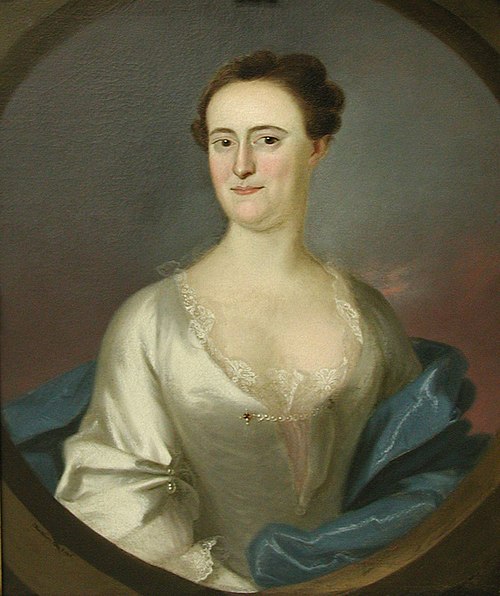 Mrs Benjamin Pollard (Margaret Winslow) (1724-1814), 1756, Joseph Blackburn