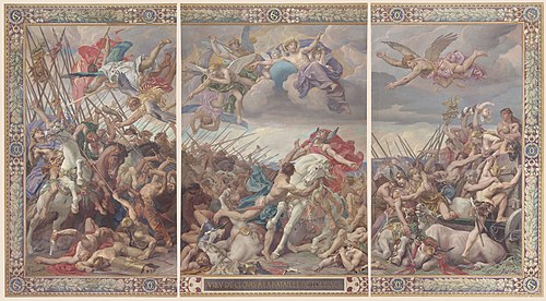 La Bataille de Tolbiac, 1881, Joseph Blanc