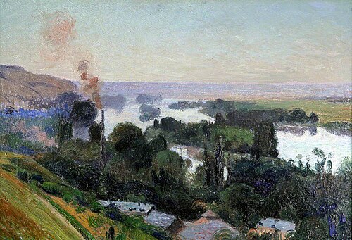 The Seine above Rouen, , Joseph Delattre