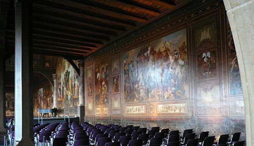 Kaisersaal der Kaiserpfalz Goslar, 1877, Hermann Wislicenus