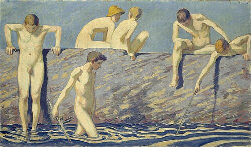 Badende Knaben, 1908, Ludwig von Hofmann