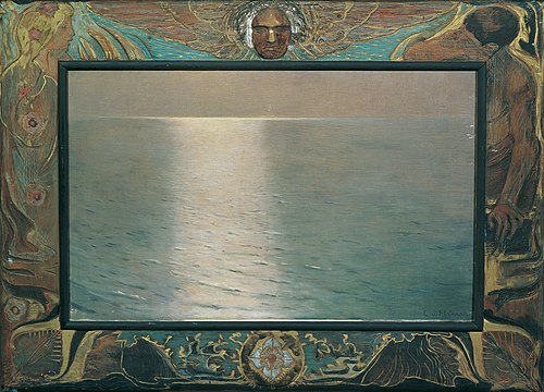 Largo (Sonnenuntergang), 1898, Ludwig von Hofmann