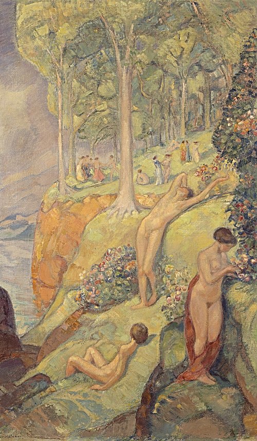 Traumland, 1905, Ludwig von Hofmann