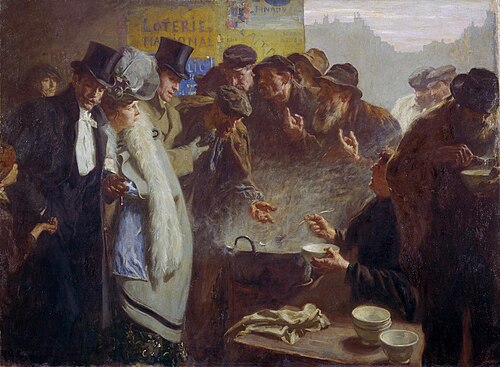 An den Hallen in Paris, 1903, Arthur Kampf
