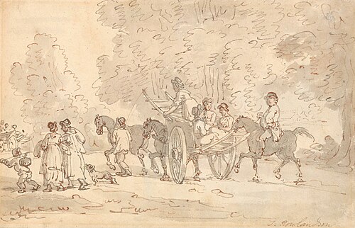 Going to Market, , Thomas Rowlandson