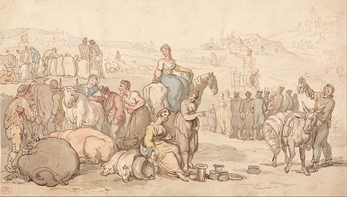 A Fair in the Country, , Thomas Rowlandson