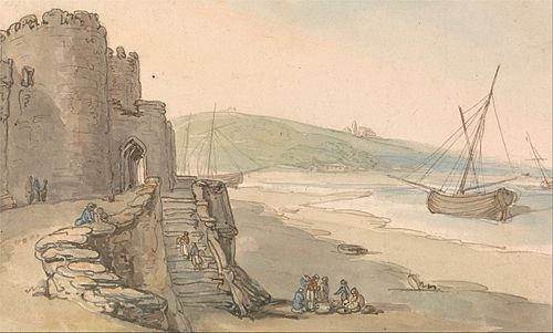 Caernarvon Castle, Entrance to a Tower, , Thomas Rowlandson