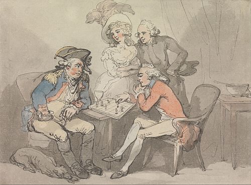 Checkmate, , Thomas Rowlandson