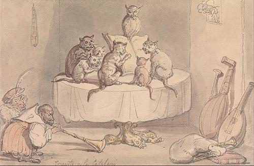 Concerto a la Catalani, , Thomas Rowlandson