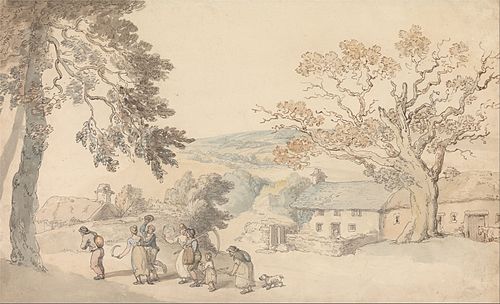 Harvesters Setting Out, , Thomas Rowlandson