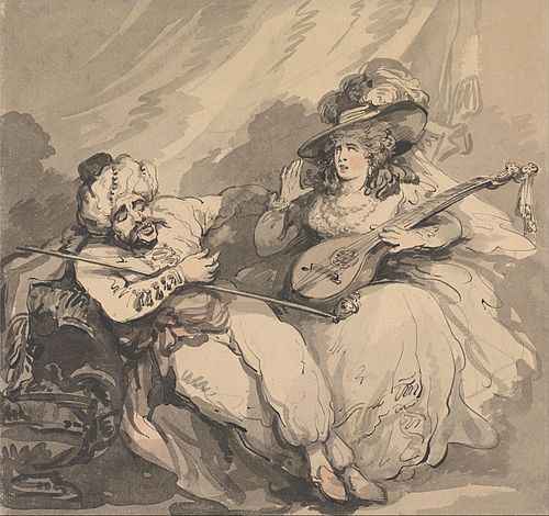 The Amorous Turk, , Thomas Rowlandson