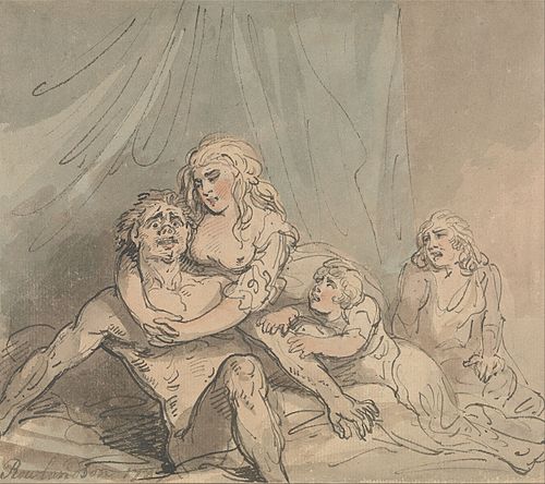 The Maniac, 1787, Thomas Rowlandson