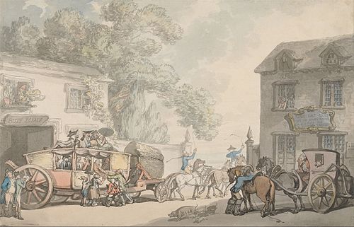 Travelling in France, 1785, Thomas Rowlandson