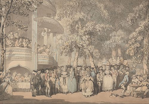 Vauxhall Gardens, 1784, Thomas Rowlandson