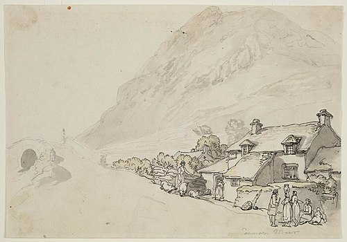 Penmaen Mawr, 1797, Thomas Rowlandson