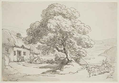Near Newcastle, 1797, Thomas Rowlandson
