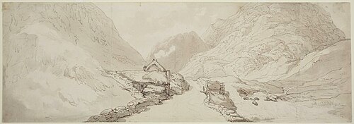 Nant Mill, 1797, Thomas Rowlandson