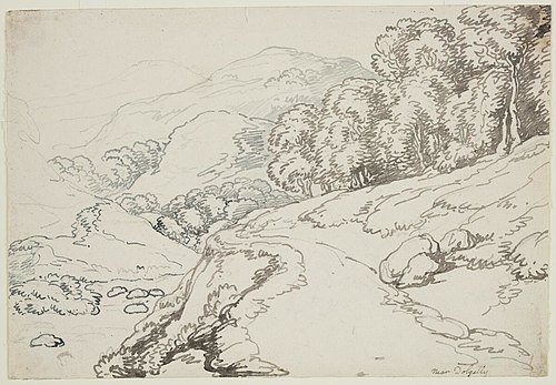 Near Dolgelly, 1797, Thomas Rowlandson