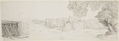 Chepstow Castle, 1797, Thomas Rowlandson