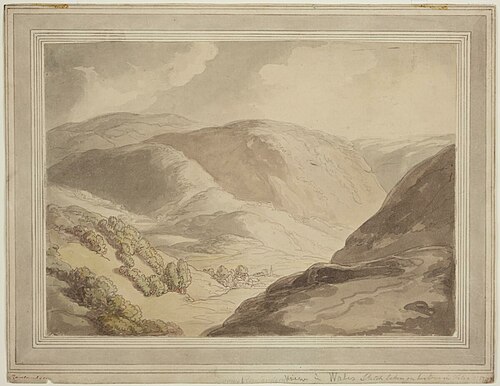 View in Wales, 1797, Thomas Rowlandson