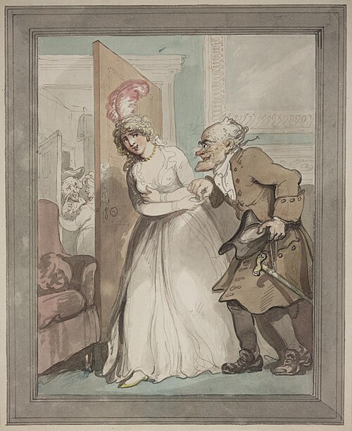 The procuress, 1797, Thomas Rowlandson