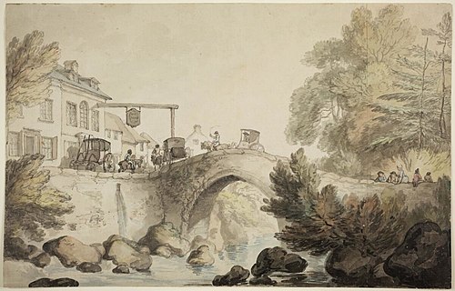 Ivy bridge, , Thomas Rowlandson
