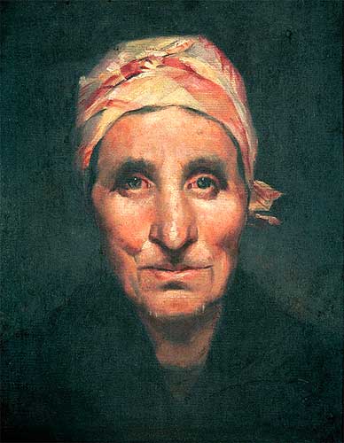 Head of an old woman, , José Júlio de Sousa Pinto