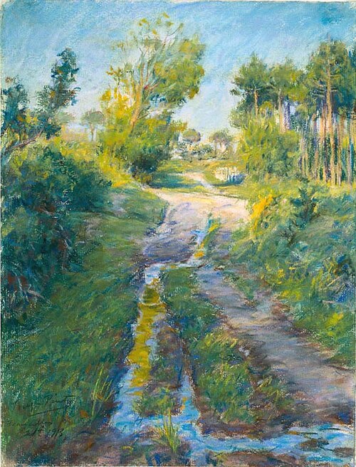 Efeito de sol ao fim de tarde, 1913, José Júlio de Sousa Pinto