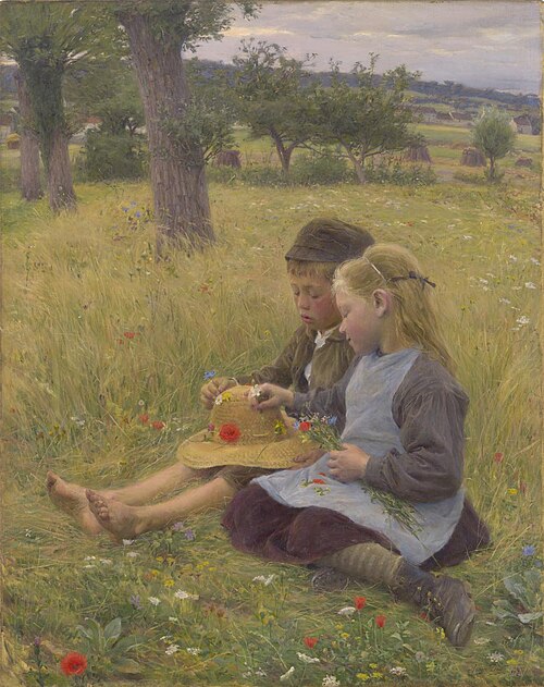 Dans les champs, 1892, José Júlio de Sousa Pinto