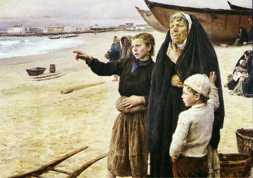 A volta dos barcos, 1891, José Júlio de Sousa Pinto