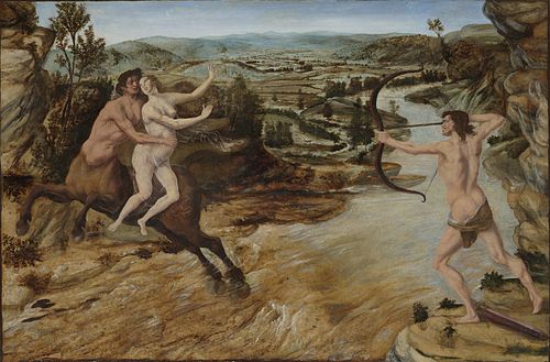Hercule et Déjanire, 1470, Antonio Pollaiuolo