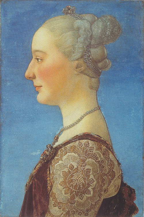 Portrait of a Lady, 1475, Antonio del Pollaiuolo