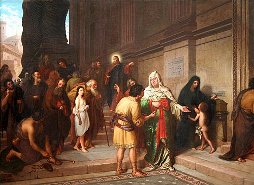 The widow's mite, 1876, João Zeferino da Costa