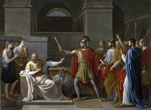 Wamba renonce à la couronne, 1819, Juan Antonio de Ribera