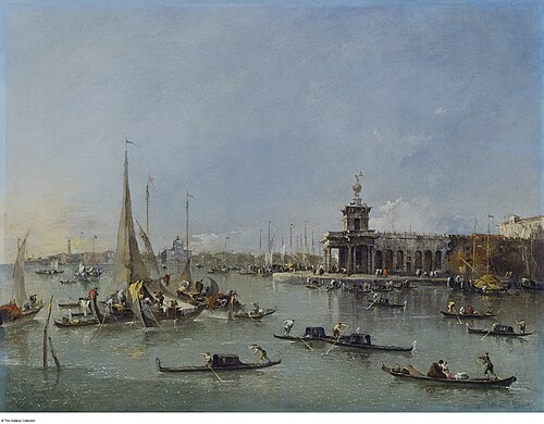 Venice: the Dogana with the Giudecca, 1770, Francesco Guardi