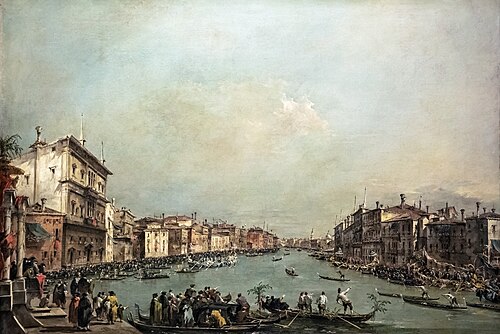 Régate sur le Grand Canal, 1777, Francesco Guardi