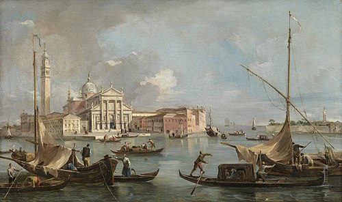 View of San Giorgio Maggiore, 1760, Francesco Guardi