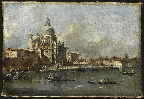 Vue de la Salute, 1780, Francesco Guardi
