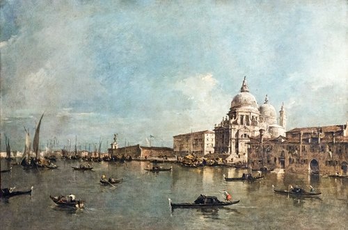 L'église Santa Maria della Salute à Venise, , Francesco Guardi