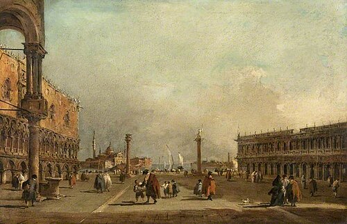Venice: The Piazzetta di San Marco, 1760, Francesco Guardi