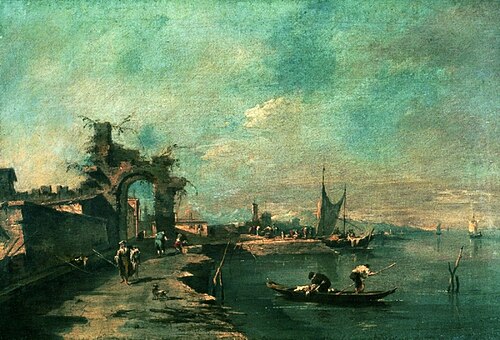 Coast Scene, 1770, Francesco Guardi