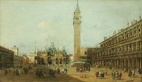 Piazza San Marco, Venice, , Francesco Guardi