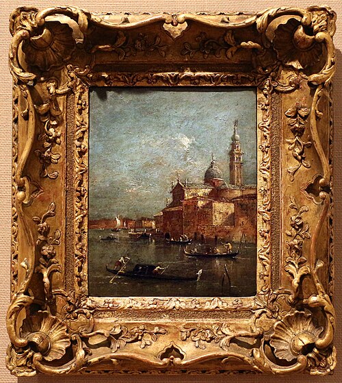 A ilha de San Giorgio Maggiore, 1790, Francesco Guardi